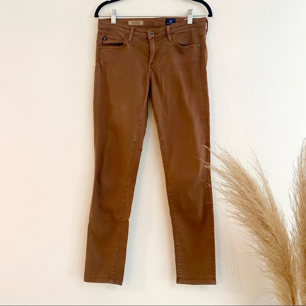 AG The Stevie Ankle Jean in Brown